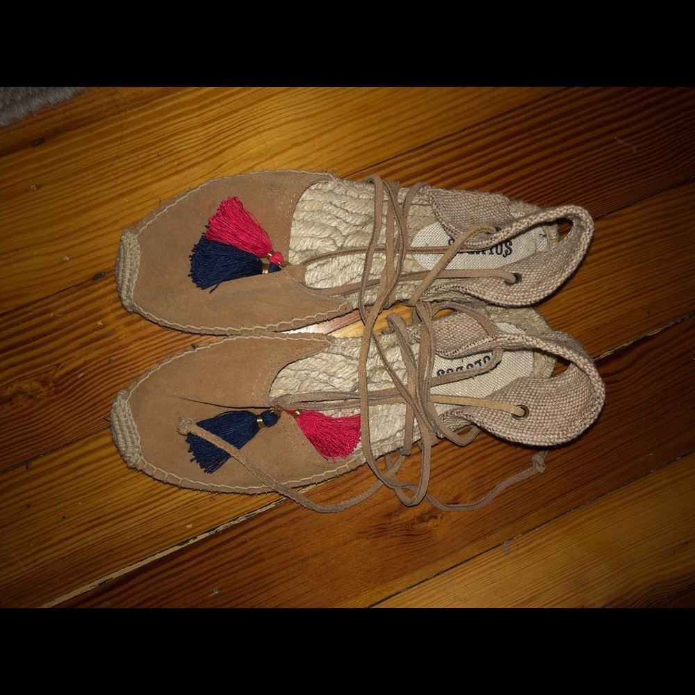 Soludos Suede Tie Espadrille Sandal